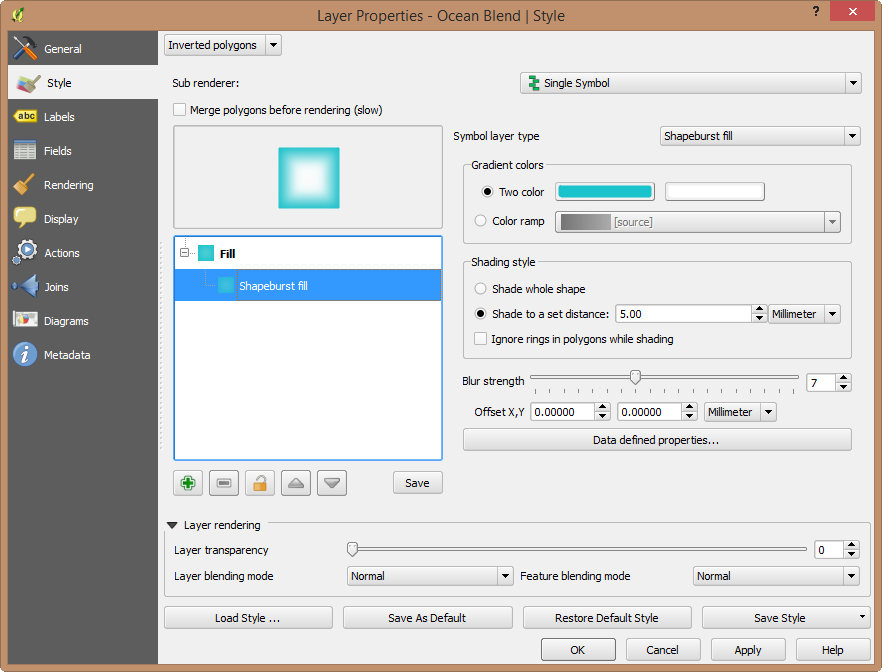 Inverted filling of polygon in QGIS - Geographic Information Systems Stack  Exchange