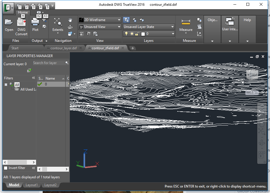 convert shapefile to autocad file