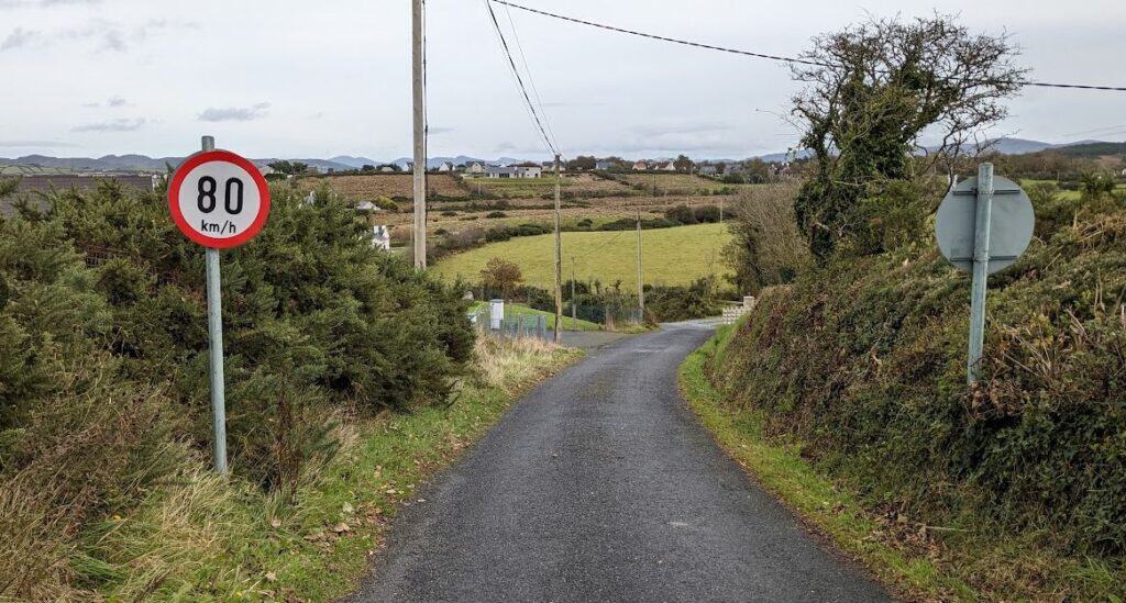 Example 80km rural local road