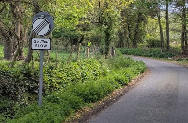 Rural Speed Limit sign